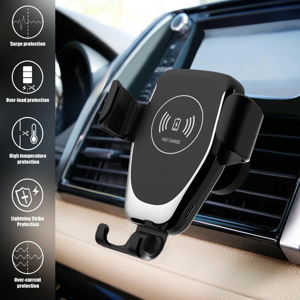 Wireless Car Charger with Fast Charging and Adjustable Mounting