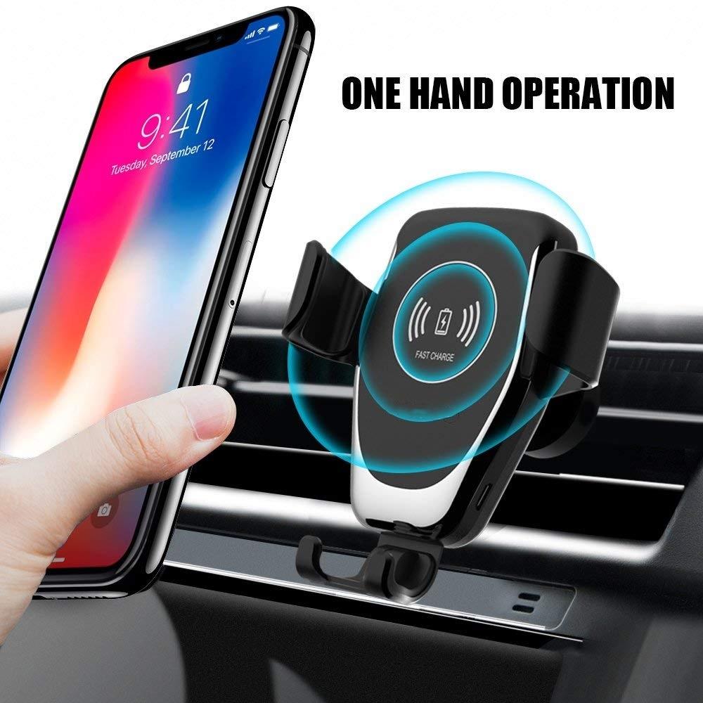 Wireless Car Charger with Fast Charging and Adjustable Mounting