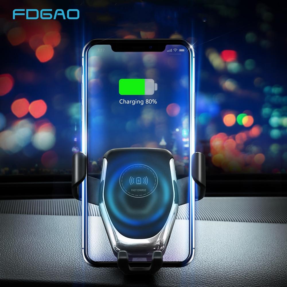 Wireless Car Charger with Fast Charging and Adjustable Mounting