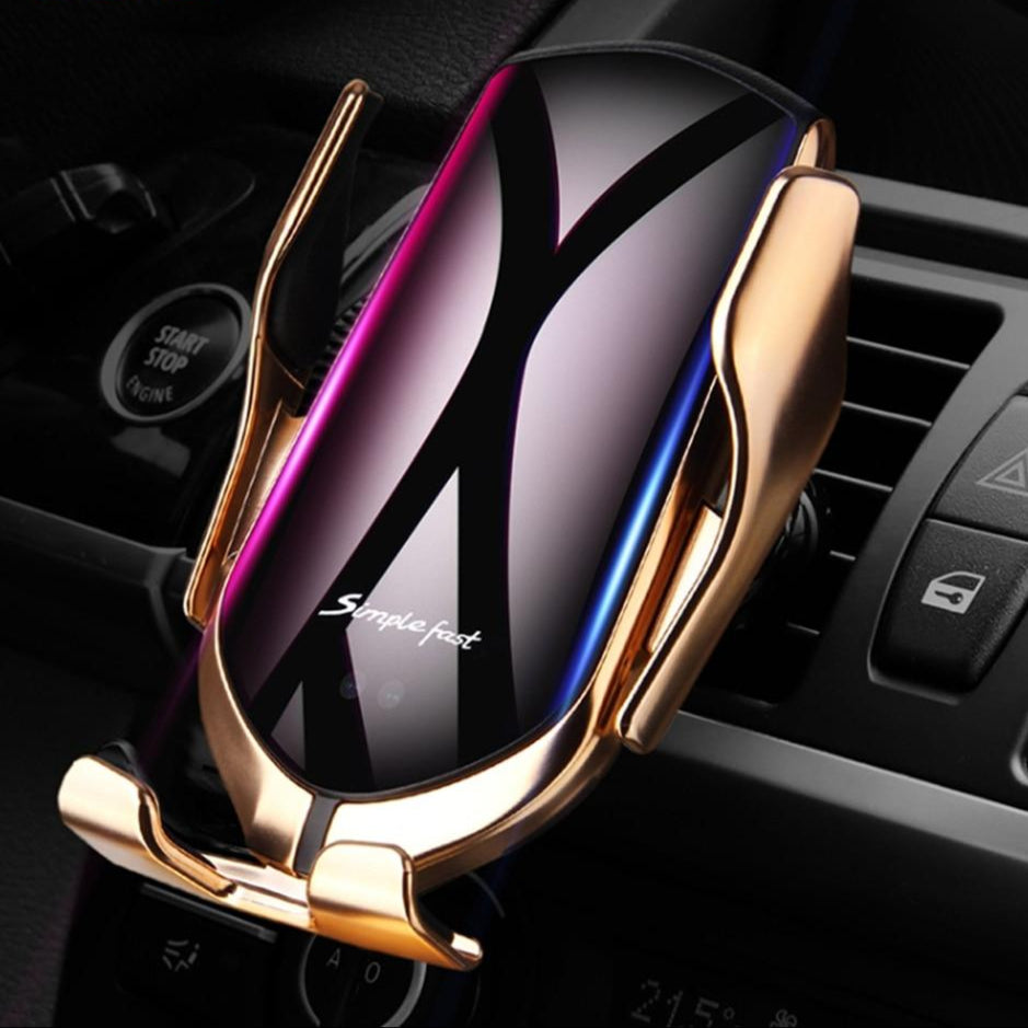 Wireless Car Charger with Fast Charging and Adjustable Mounting