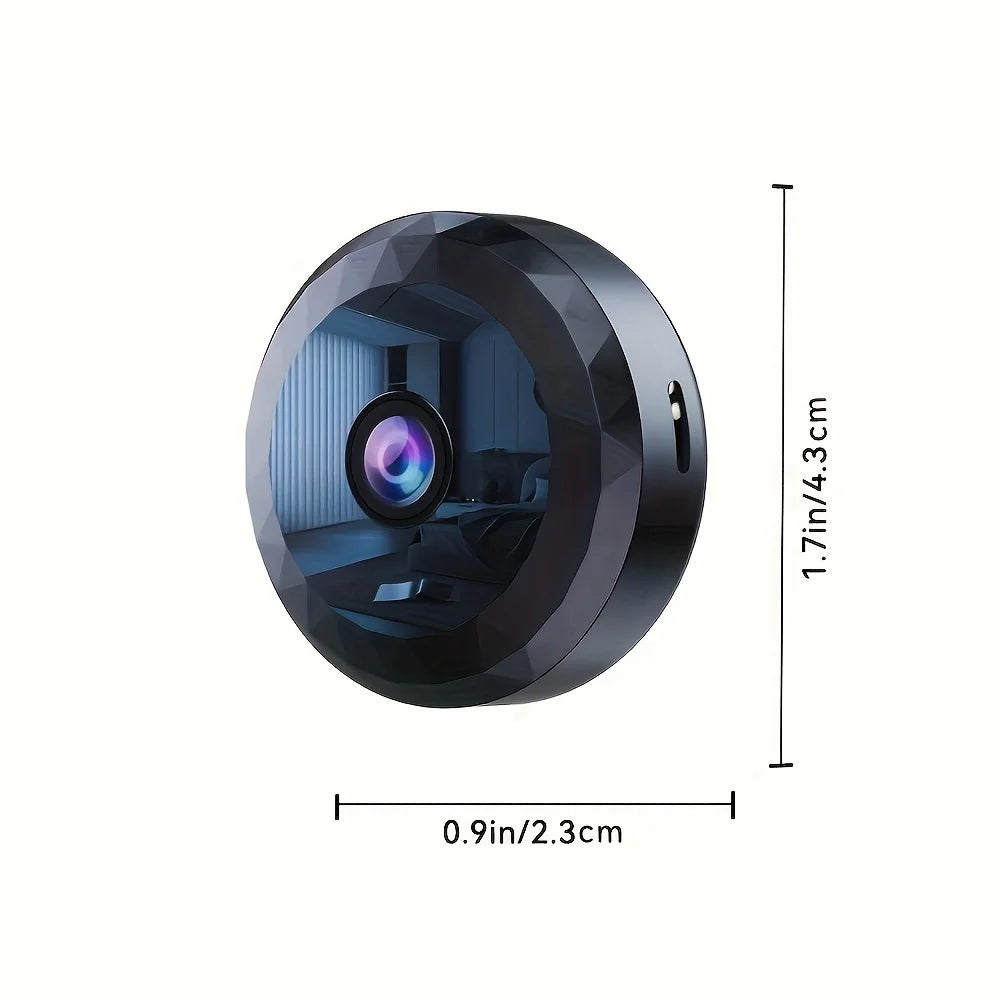 Wireless Mini Security Camera with Night Vision and App Control
