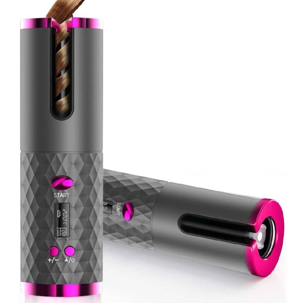 Cordless Automatic Curling Iron with Tourmaline Ceramic Barrel