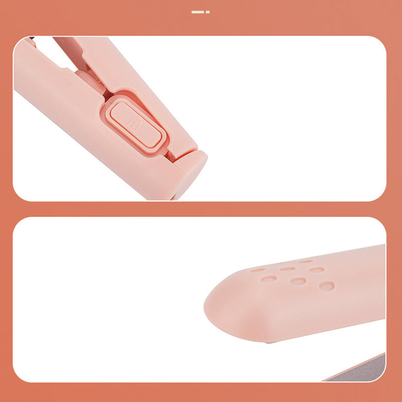 2-in-1 Ceramic Hair Straightener and Curling Iron