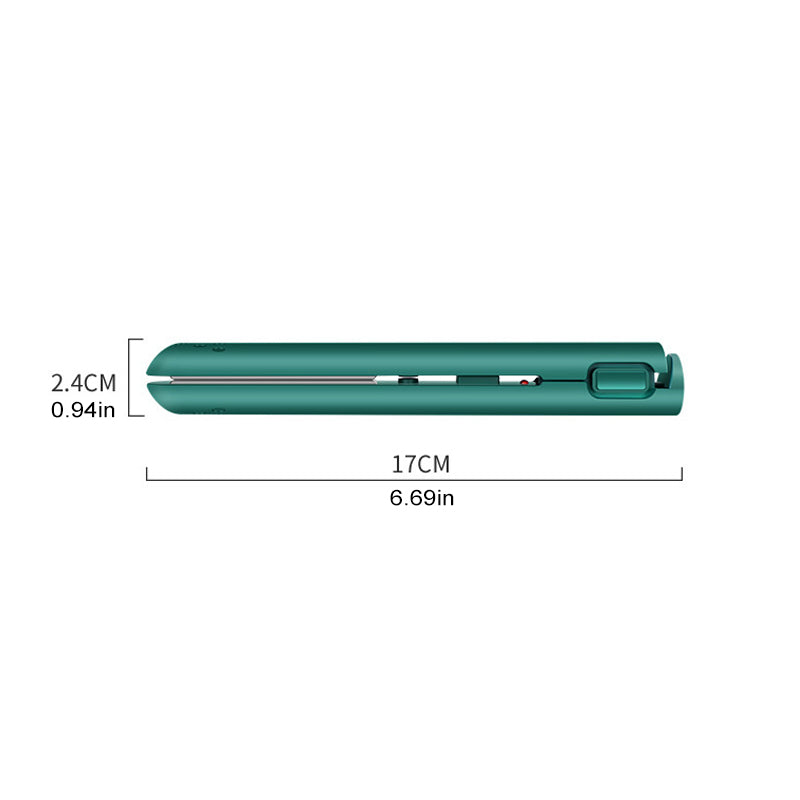 2-in-1 Ceramic Hair Straightener and Curling Iron