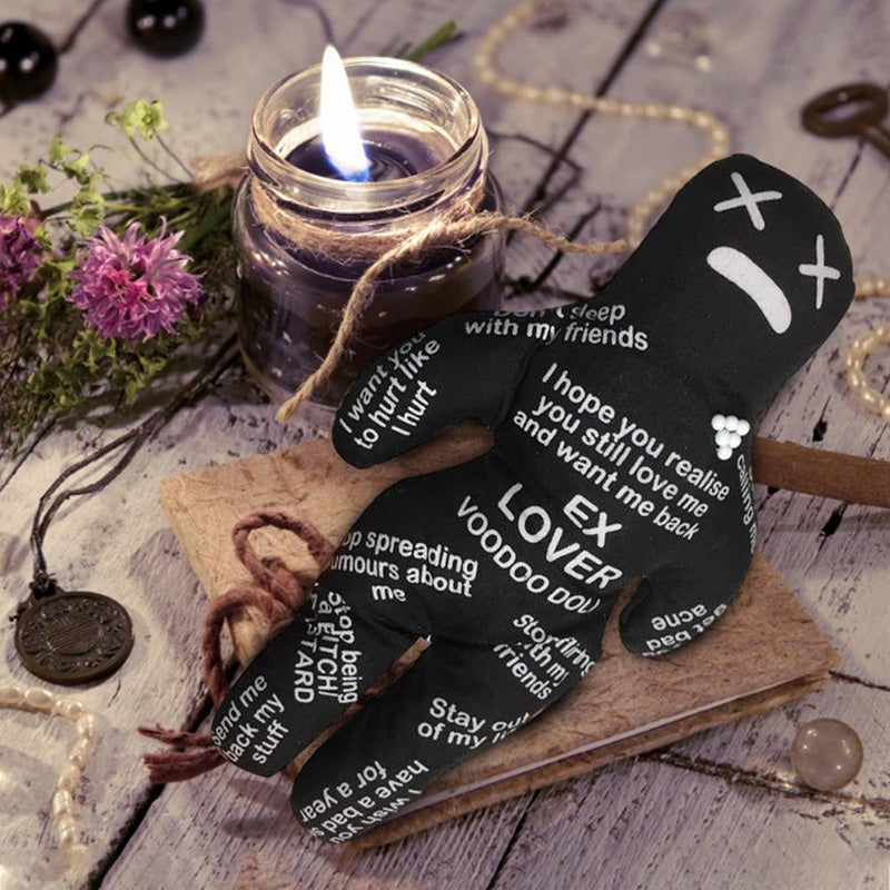 Voodoo Doll Plush Decoration with Needles