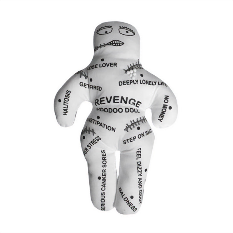 Voodoo Doll Plush Decoration with Needles