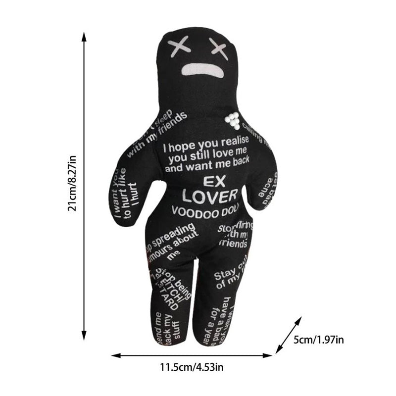 Voodoo Doll Plush Decoration with Needles