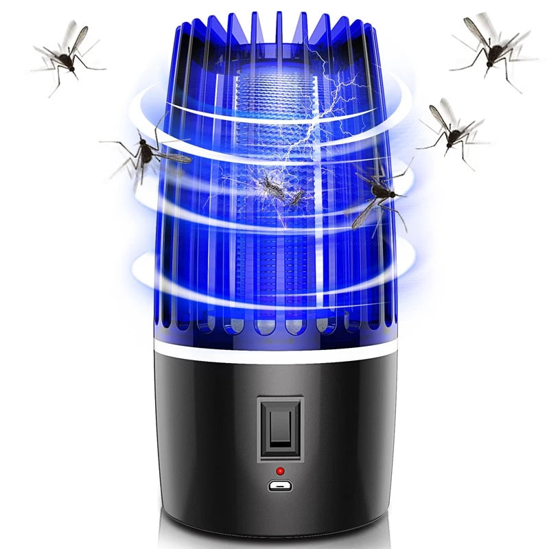 Rechargeable 2-in-1 Mosquito Catcher with LED Light