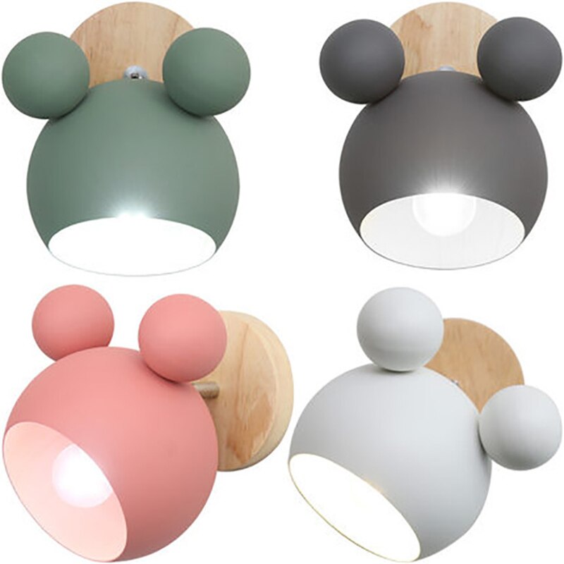 Child-Safe LED Wall Light with Adjustable Brightness