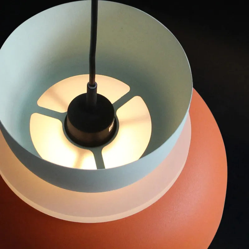 Scandinavian Macaron Pendant Lamp - Multicolored Nordic Design
