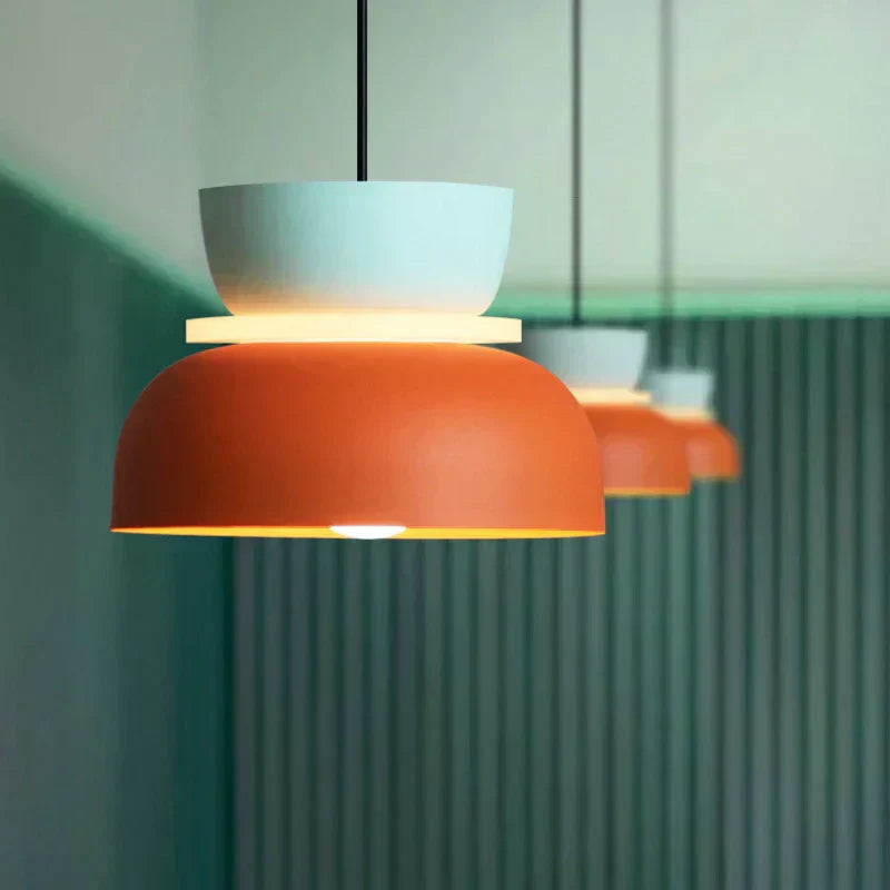 Scandinavian Macaron Pendant Lamp - Multicolored Nordic Design