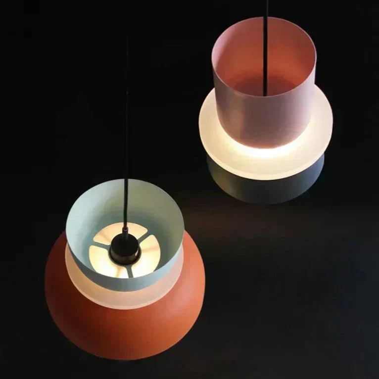 Scandinavian Macaron Pendant Lamp - Multicolored Nordic Design