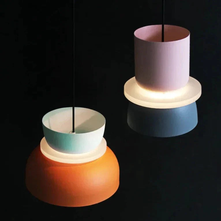 Scandinavian Macaron Pendant Lamp - Multicolored Nordic Design