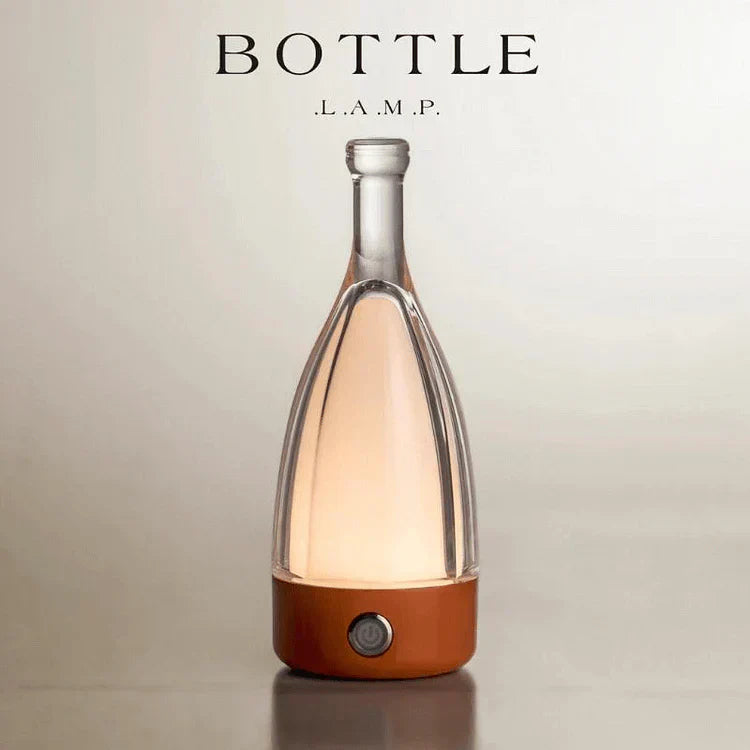 Wine Bottle Shaped USB Rechargeable Table Lamp