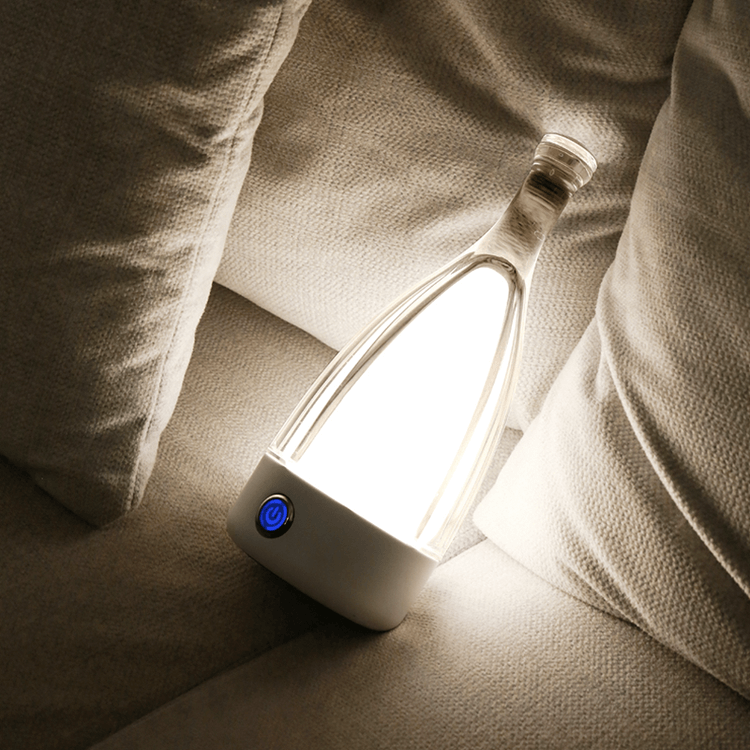 Wine Bottle Shaped USB Rechargeable Table Lamp