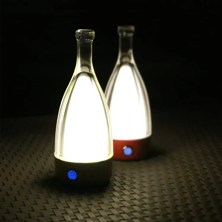 Wine Bottle Shaped USB Rechargeable Table Lamp