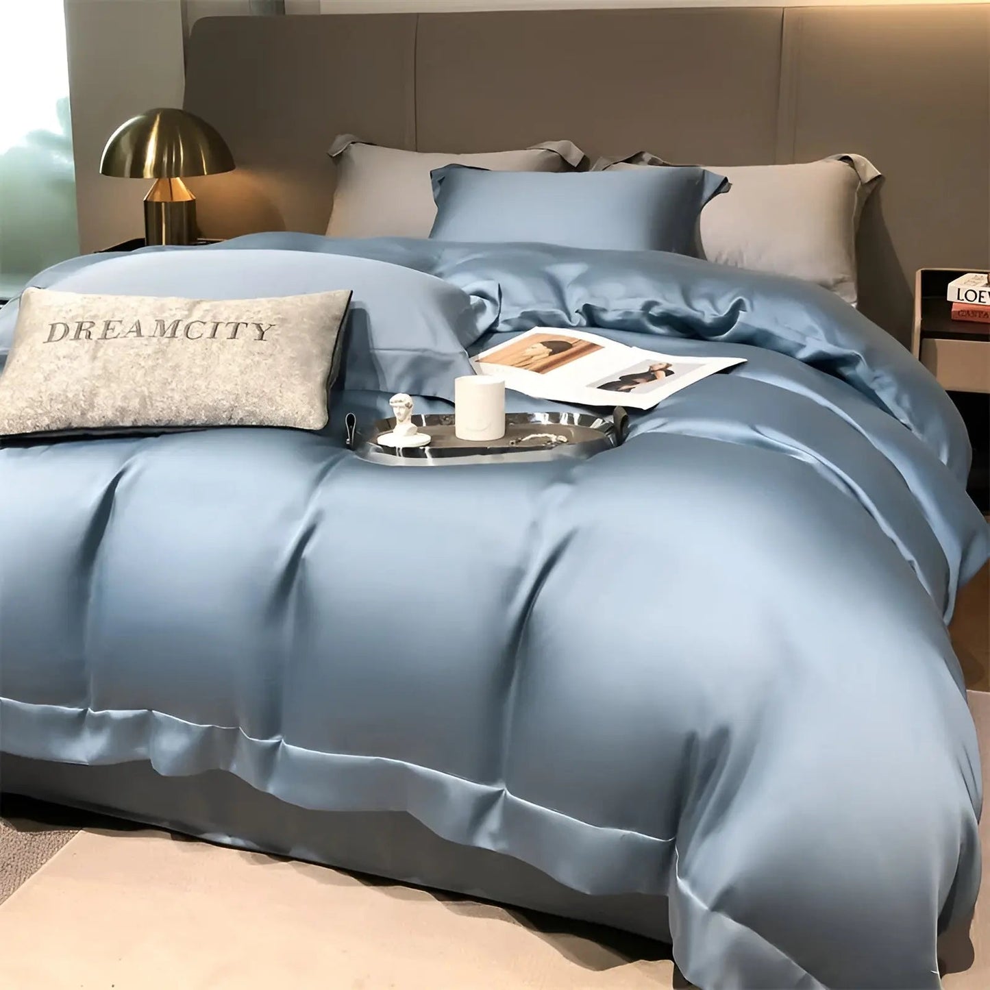 Luxury Bamboo Bedding Set - Silky Soft, Temperature Regulating Duvet Cover and Pillowcases