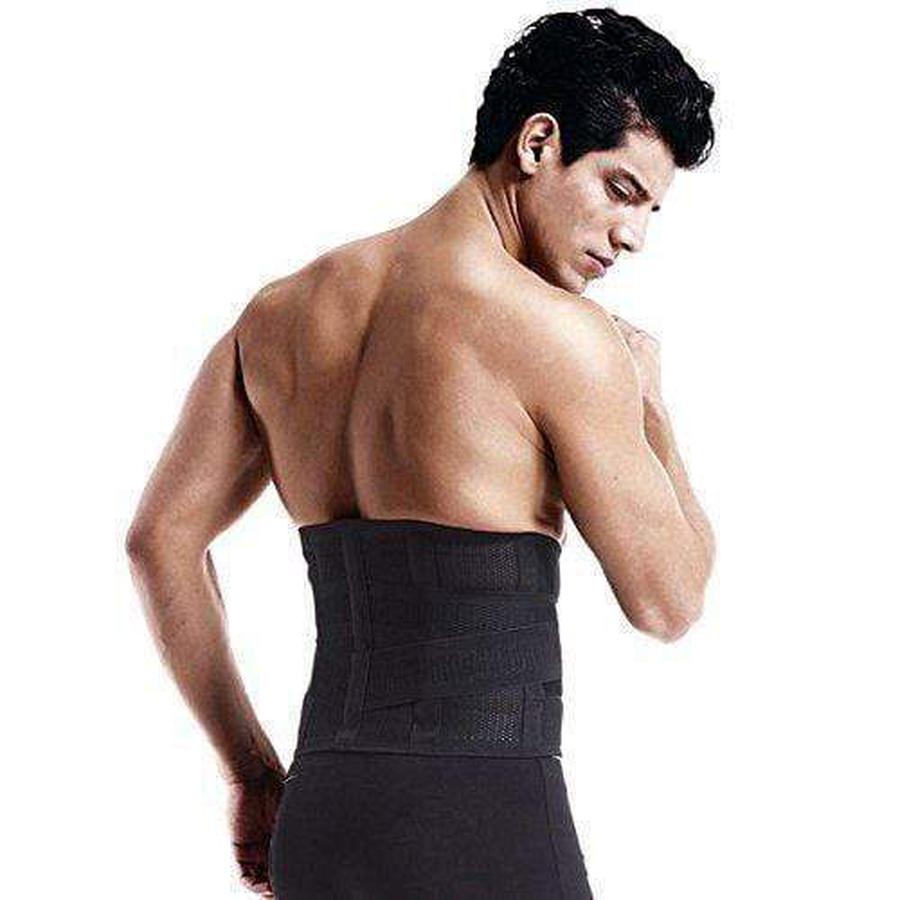Men's Waist Trainer Slimming Sweat Belt for Fat Loss and Back Support