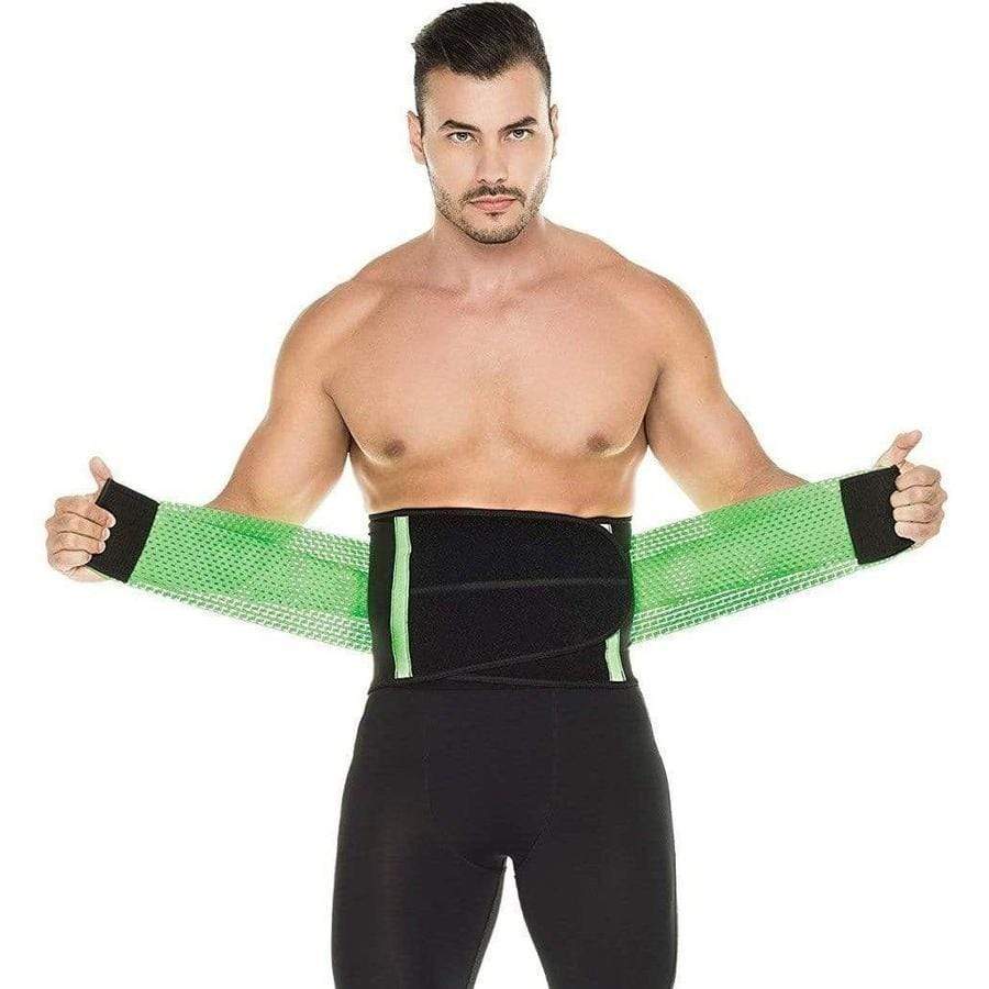Men's Waist Trainer Slimming Sweat Belt for Fat Loss and Back Support