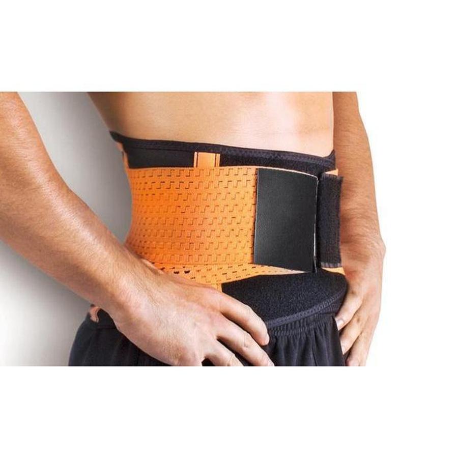 Men's Waist Trainer Slimming Sweat Belt for Fat Loss and Back Support