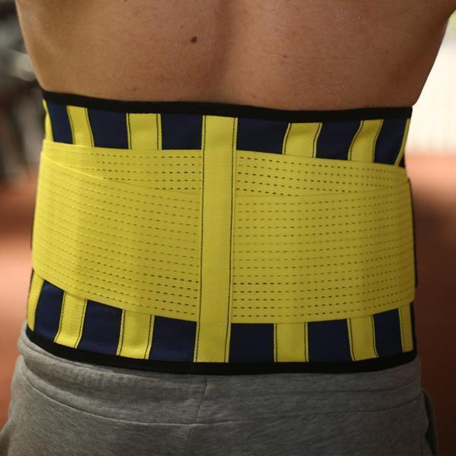 Men's Waist Trainer Slimming Sweat Belt for Fat Loss and Back Support