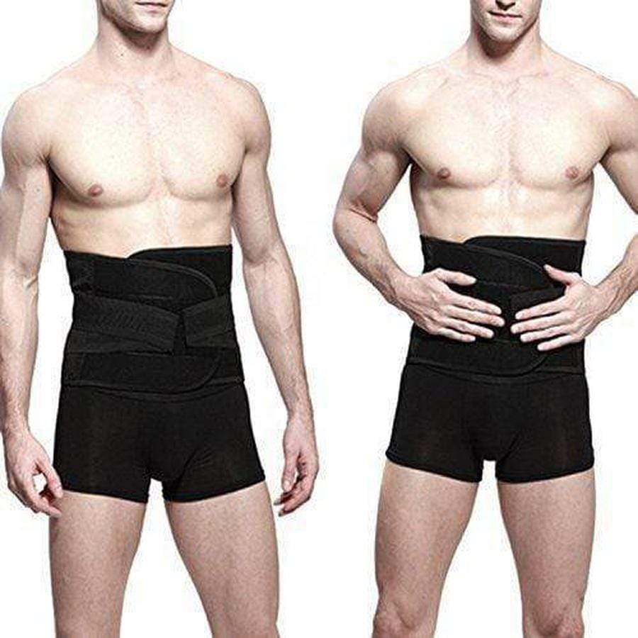 Men's Waist Trainer Slimming Sweat Belt for Fat Loss and Back Support