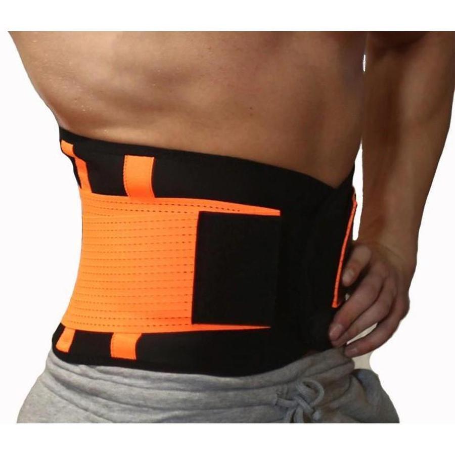 Men's Waist Trainer Slimming Sweat Belt for Fat Loss and Back Support