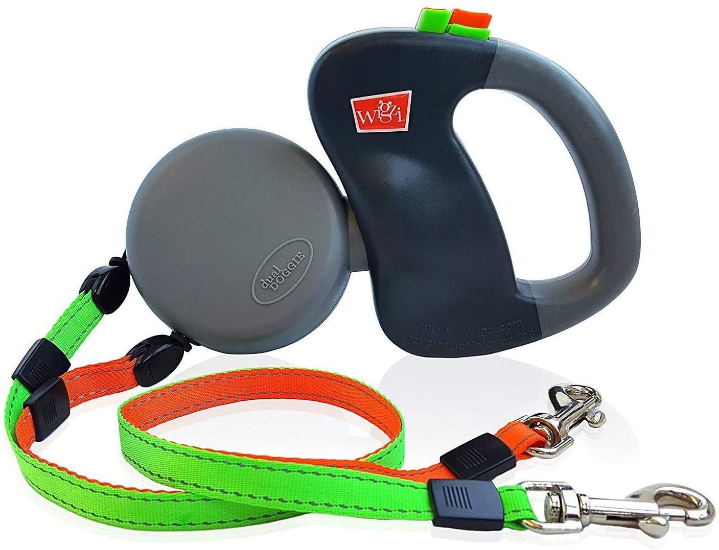 Tangle-Free Double Dog Leash with Reflective Safety