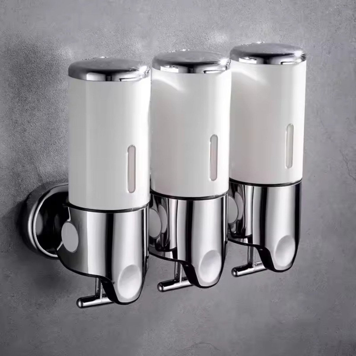 Wall-Mounted Stainless Steel Soap Dispenser with Gentle Pump