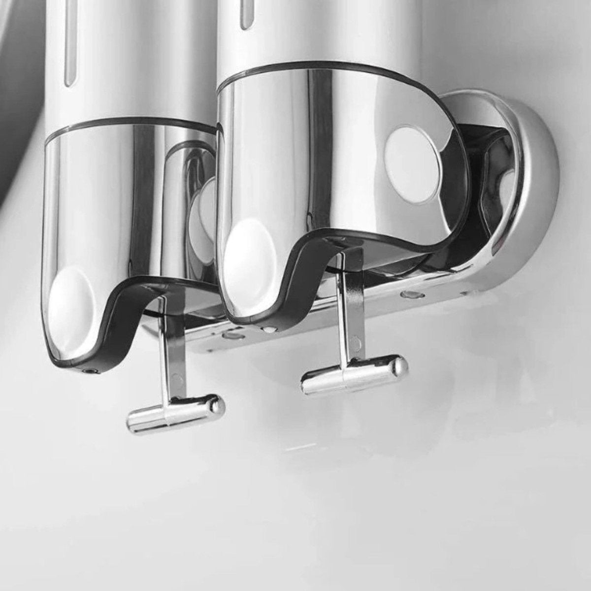 Wall-Mounted Stainless Steel Soap Dispenser with Gentle Pump