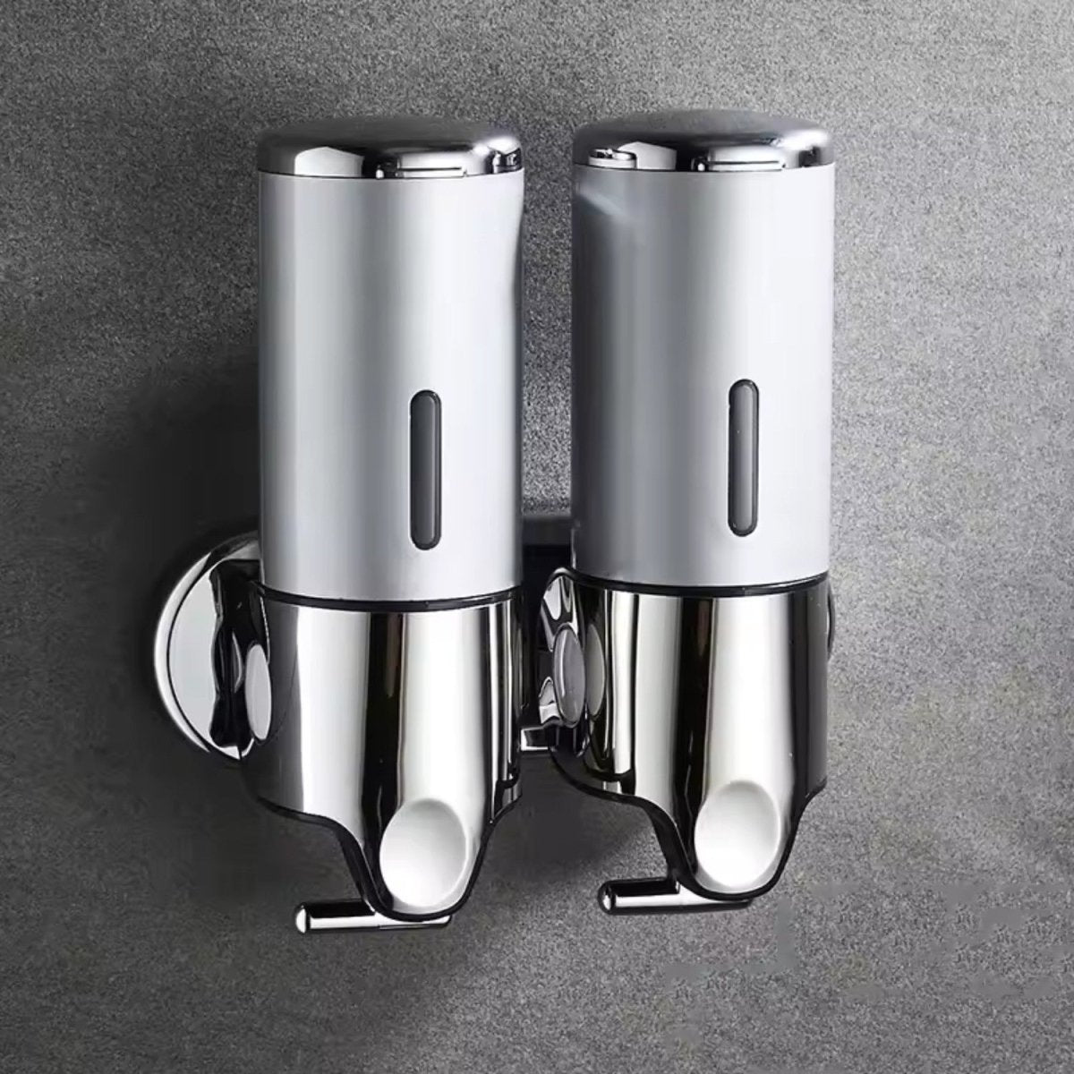 Wall-Mounted Stainless Steel Soap Dispenser with Gentle Pump