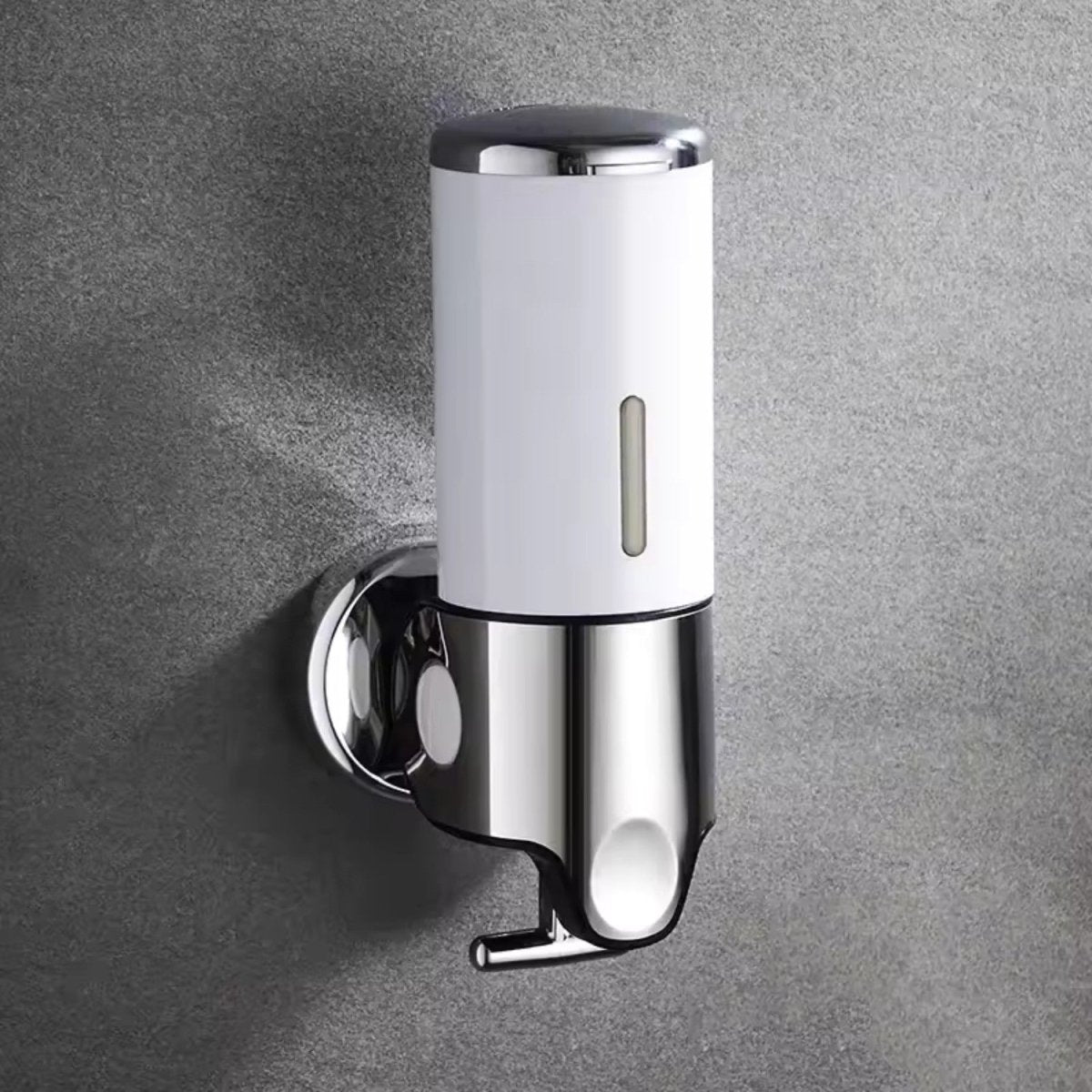 Wall-Mounted Stainless Steel Soap Dispenser with Gentle Pump
