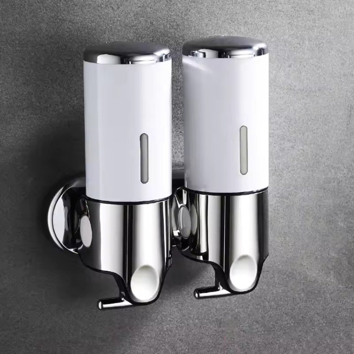 Wall-Mounted Stainless Steel Soap Dispenser with Gentle Pump
