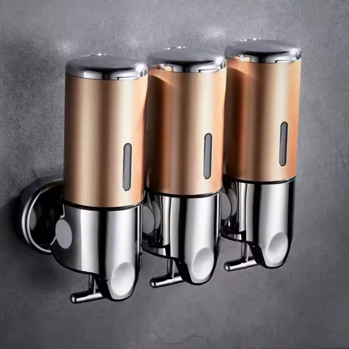 Wall-Mounted Stainless Steel Soap Dispenser with Gentle Pump