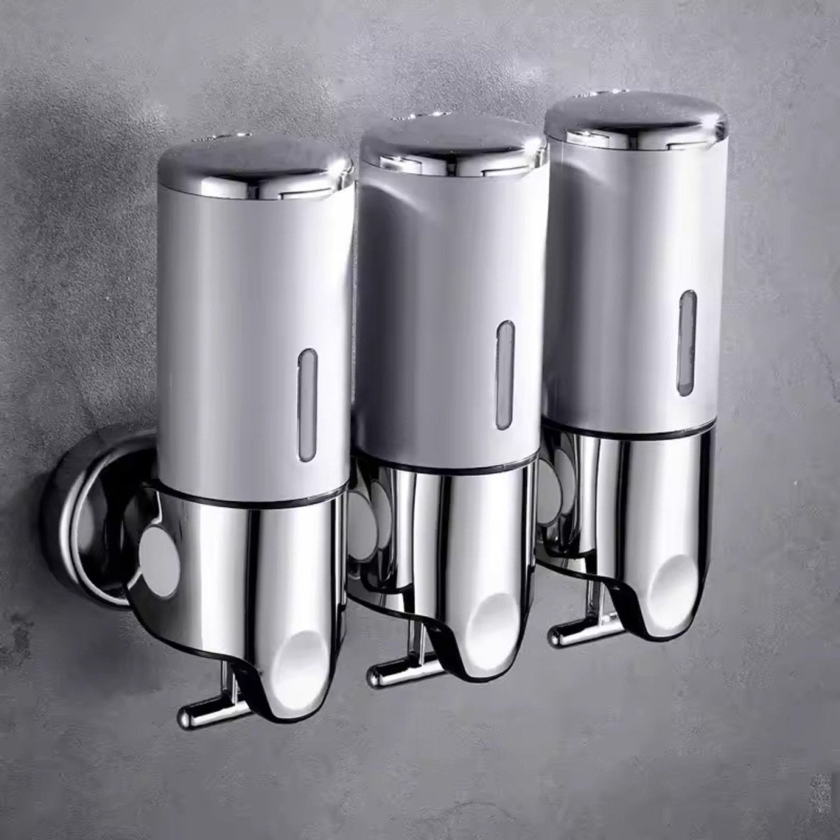 Wall-Mounted Stainless Steel Soap Dispenser with Gentle Pump