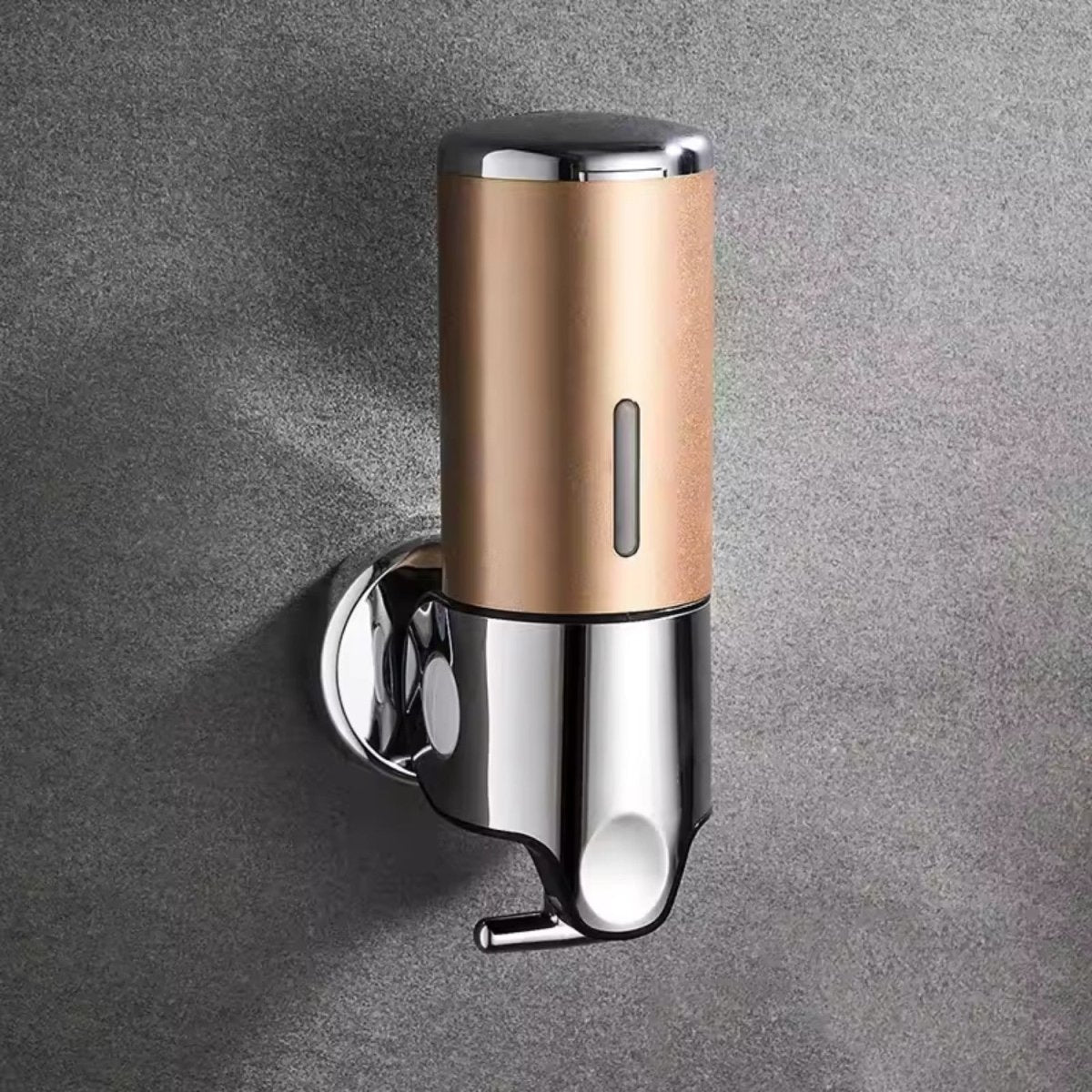 Wall-Mounted Stainless Steel Soap Dispenser with Gentle Pump