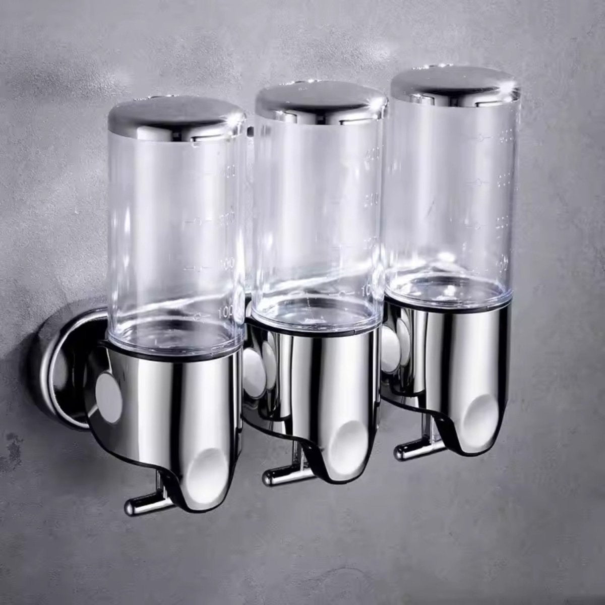 Wall-Mounted Stainless Steel Soap Dispenser with Gentle Pump
