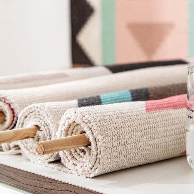 Geometric Macrame Tassel Wall Tapestry