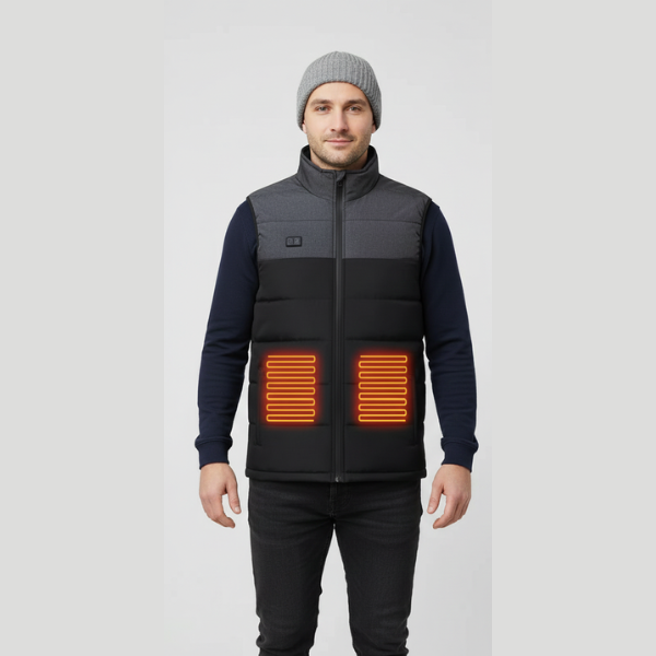 Adjustable Heated Vest with Instant Warmth and Long Battery Life