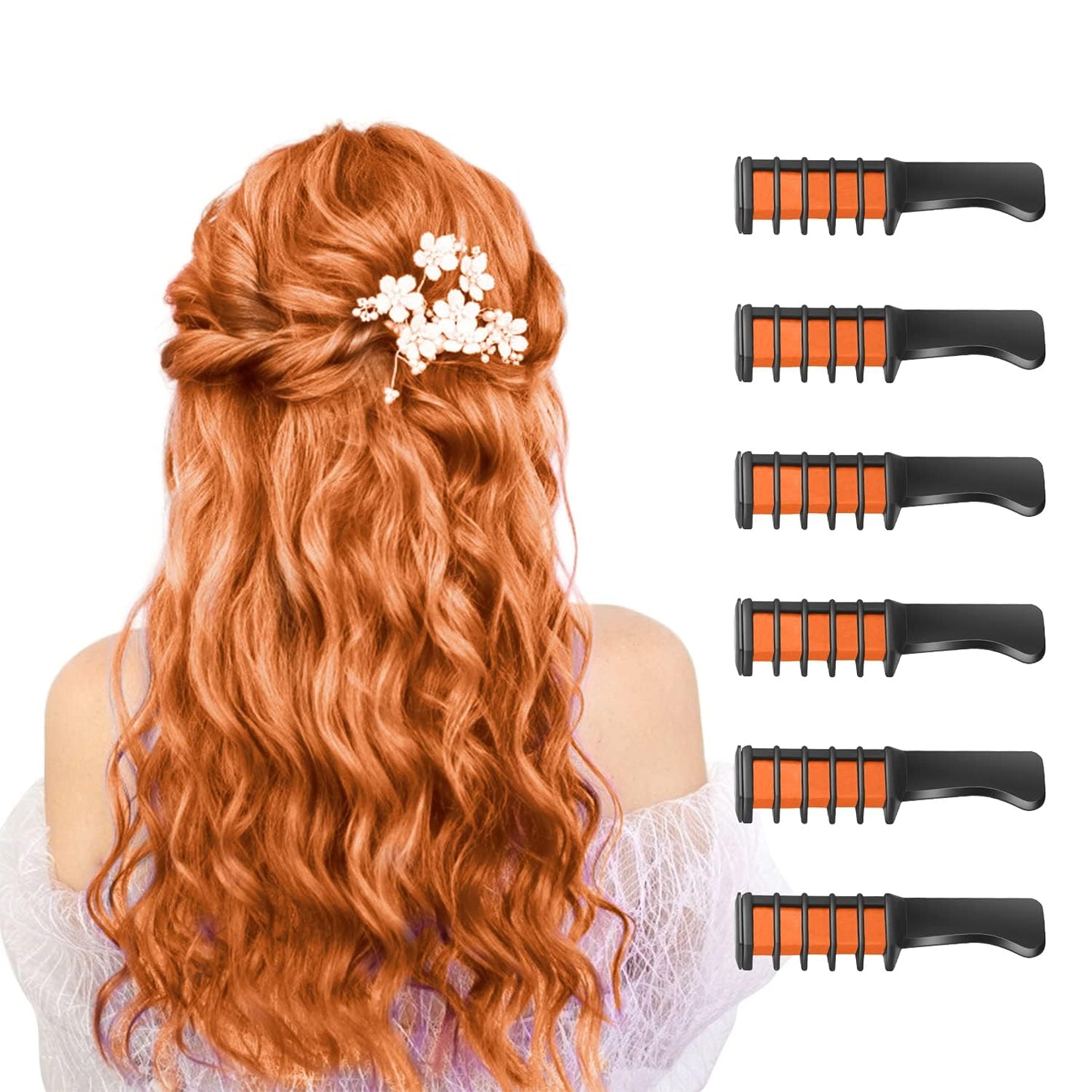 Washable Hair Chalk Comb for Vibrant Temporary Color