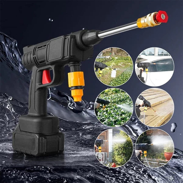 Wireless Portable High-Pressure Spray Gun with Rechargeable Battery