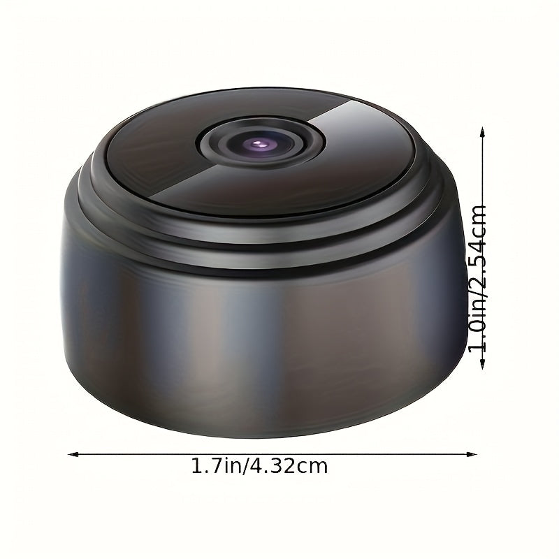 Compact Wireless HD Security Camera for Indoor and Outdoor Use