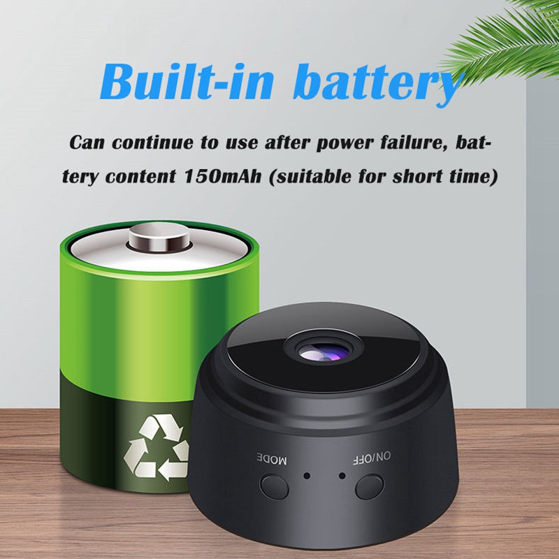 Compact Wireless HD Security Camera for Indoor and Outdoor Use