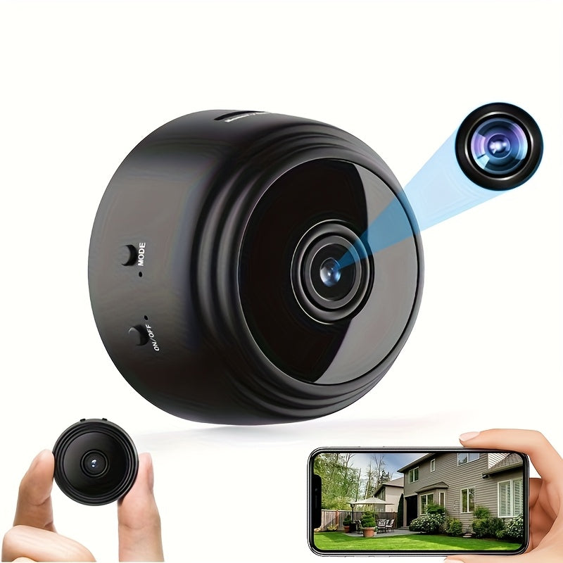 Wireless Portable Surveillance Camera with Rechargeable Battery