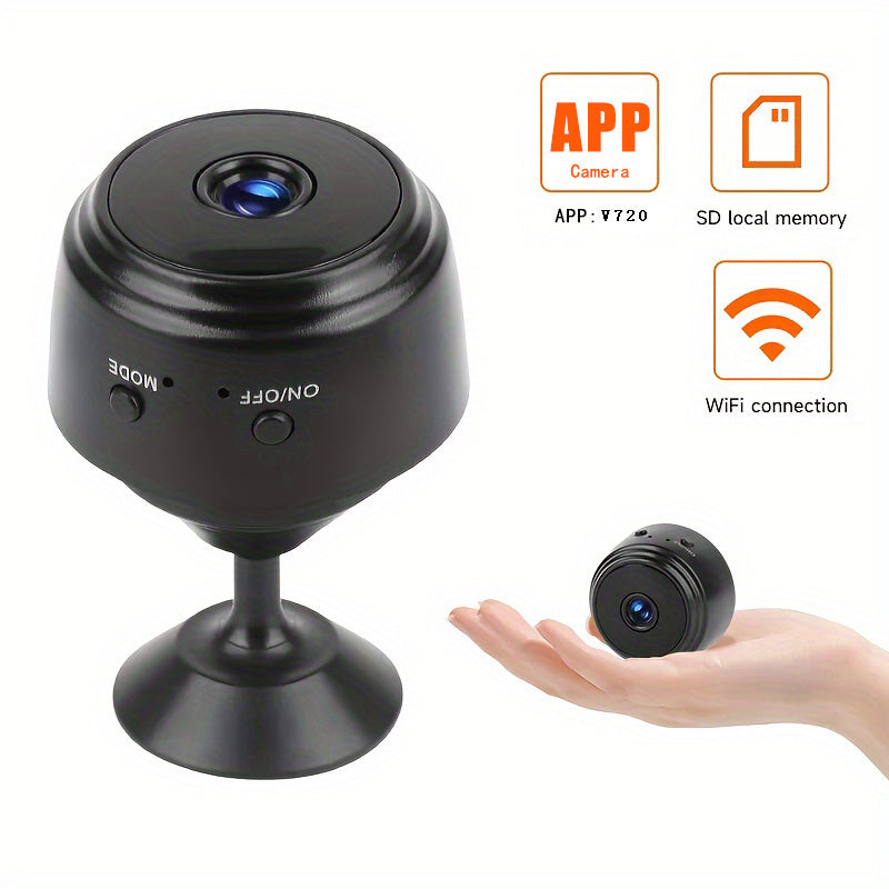 Wireless Portable Surveillance Camera with Rechargeable Battery
