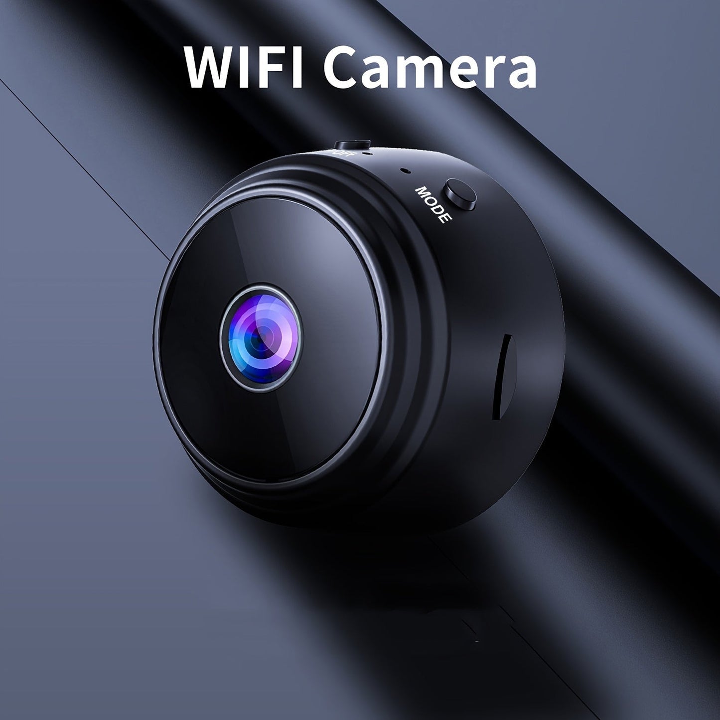 Wireless Portable Surveillance Camera with Rechargeable Battery