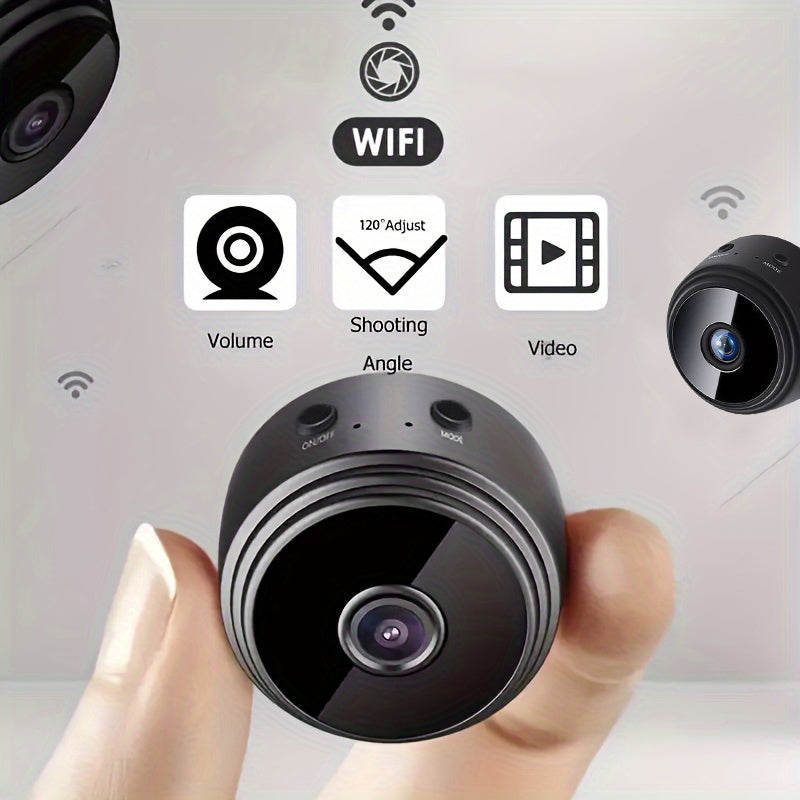 Wireless Portable Surveillance Camera with Rechargeable Battery