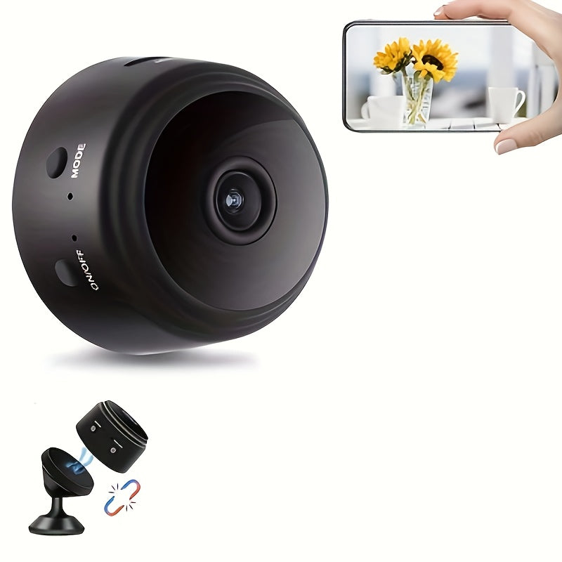 Wireless Portable Surveillance Camera with Rechargeable Battery