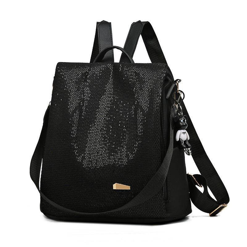 Water-Resistant Anti-Theft Backpack with Hidden Back Access and Multi-Pocket Design