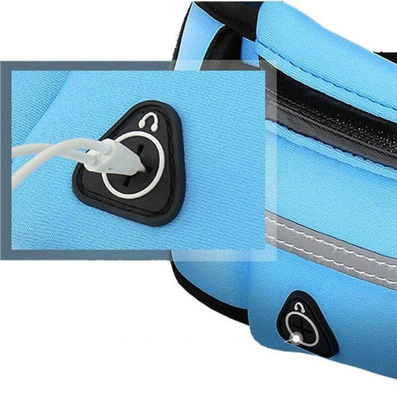 Water-Resistant Adjustable Running Waist Belt with Headphone Port – Buy 1 Get 1 Free